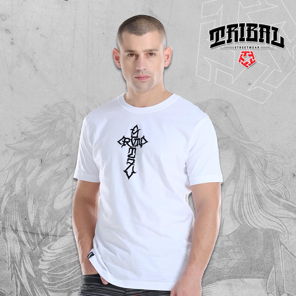 SRVNTZ TATCROSS - Tshirt Roundneck for Men and Women (TRUCKER FIT) - S037